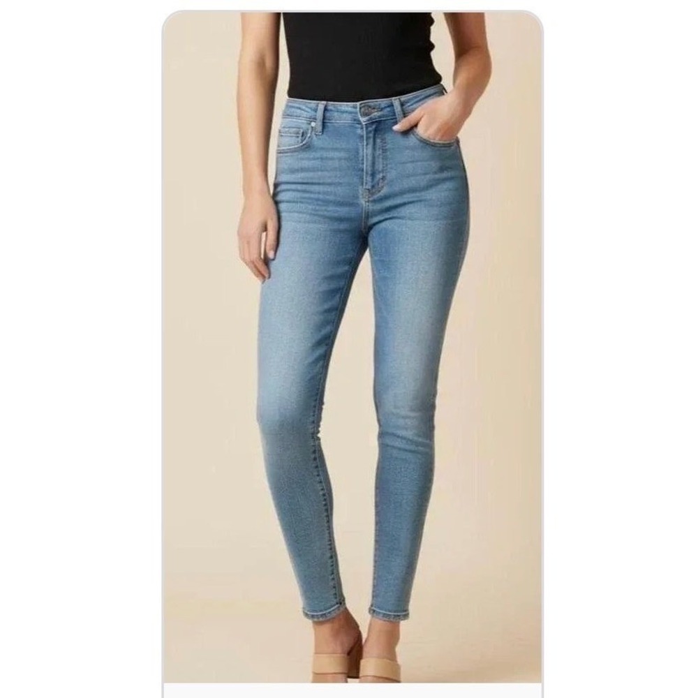 Universal Thread Skinny Jeans Women 16 Blue Super Stretch High Rise Casual Denim